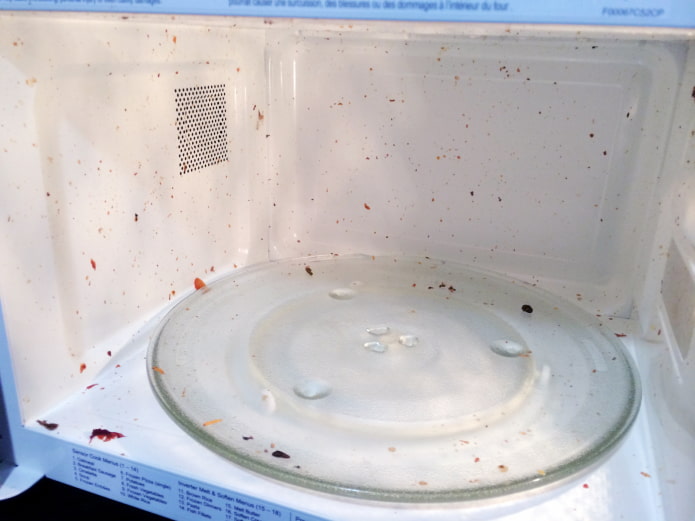Soiled microwave