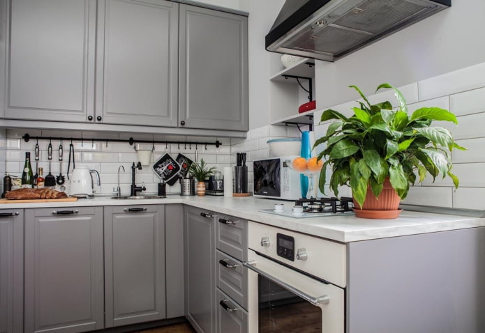 Flowers on the countertop Flowers on the countertop
