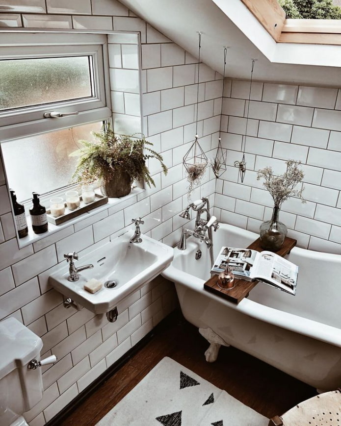 bathroom in the attic bathroom in the attic