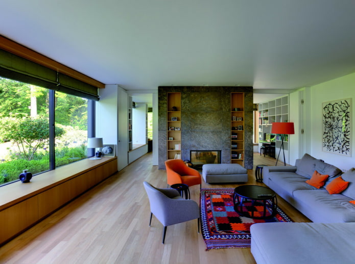 orange in the interior