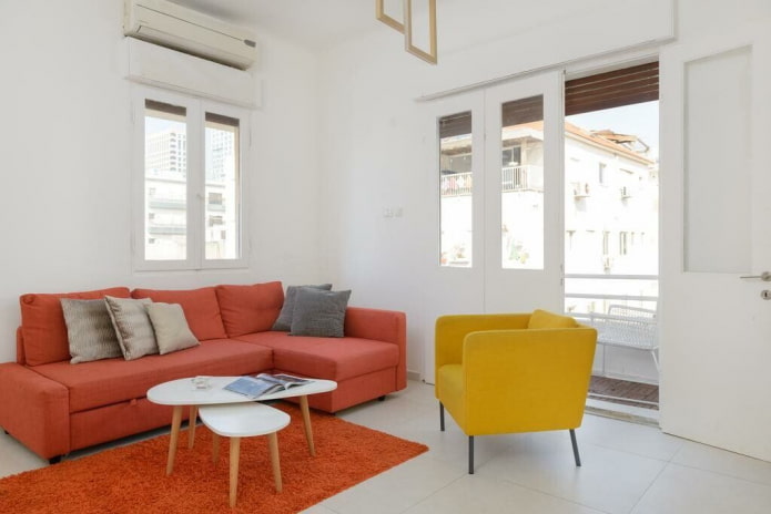 bright upholstered furniture