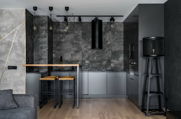 kitchen in shades of black kitchen in shades of black