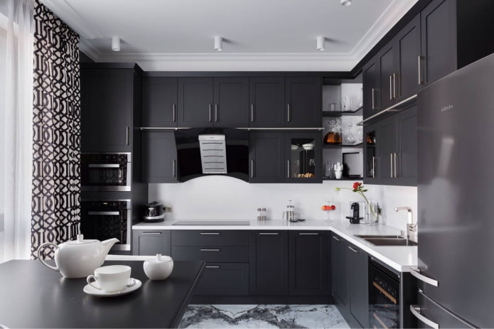 black and white kitchen black and white kitchen