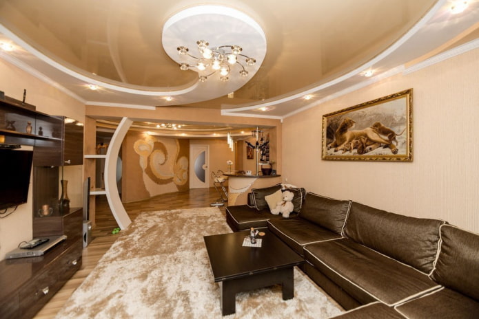 Shaped ceiling Shaped ceiling