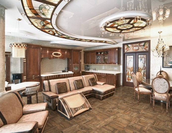 stretch ceiling with decorations stretch ceiling with decorations