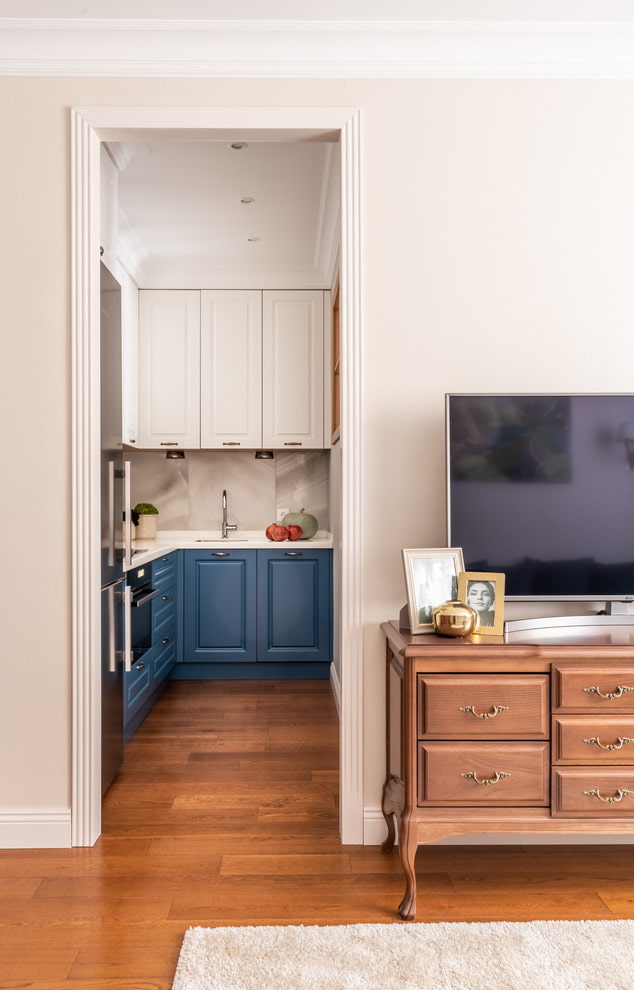 Kitchen and living room