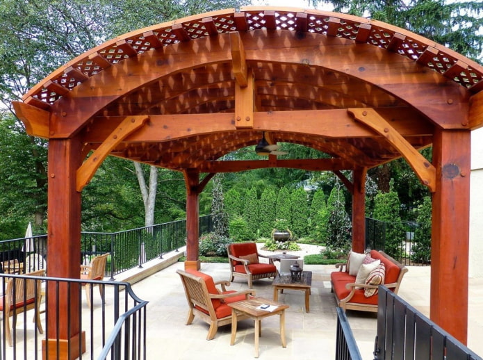 round roof pergola round roof pergola