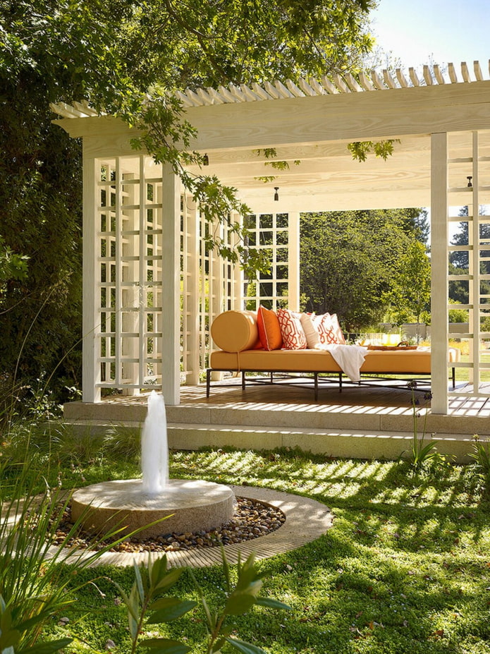 gazebo with sunbed gazebo with sunbed