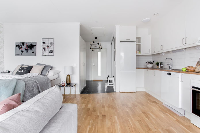 Open space in the studio