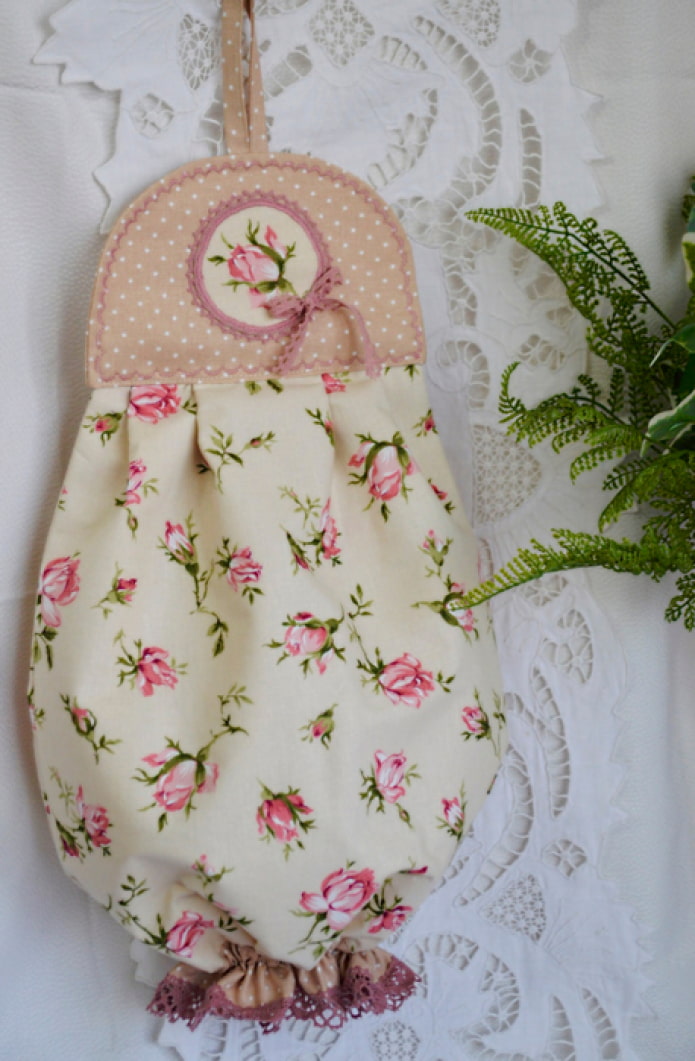 Textile bag for packages