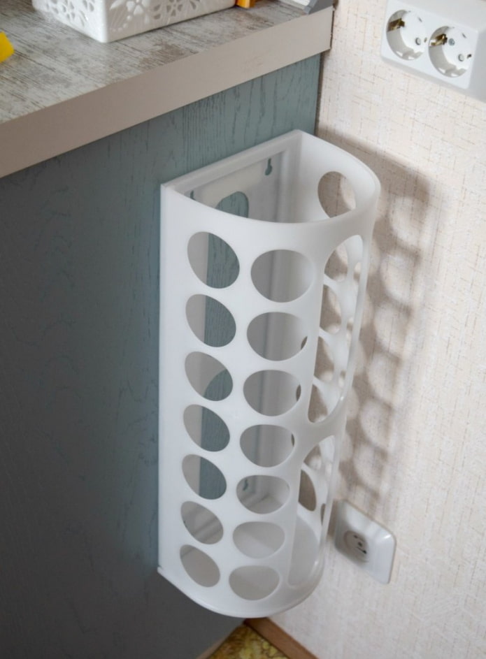 Container fixed outside