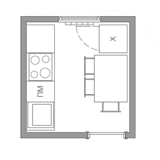 straight small kitchen straight small kitchen