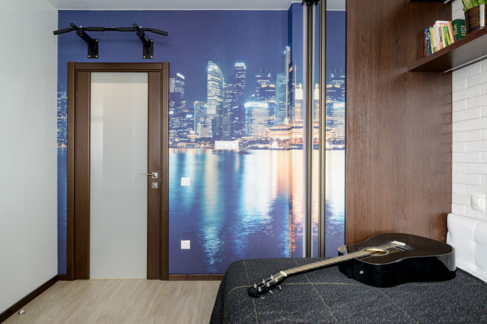 Wall murals in the room Wall murals in the room