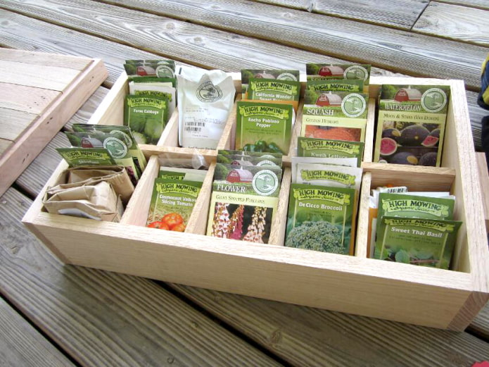 Seed storage box
