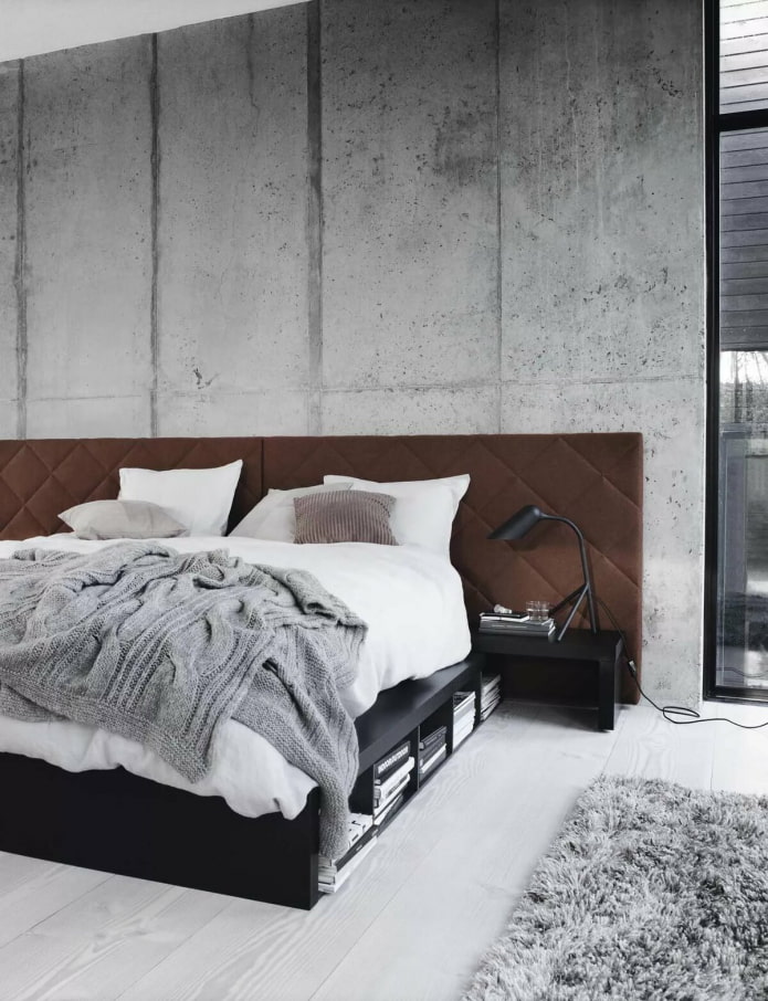 concrete walls in the bedroom concrete walls in the bedroom