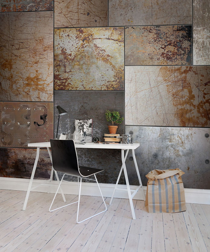 metal panels on the wall metal panels on the wall