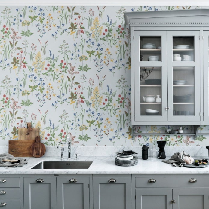 wallpaper in scandinavian style