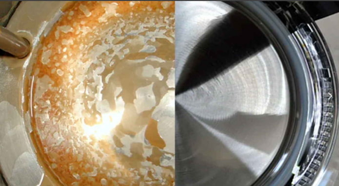 Cleaning the kettle from plaque with soda and peroxide