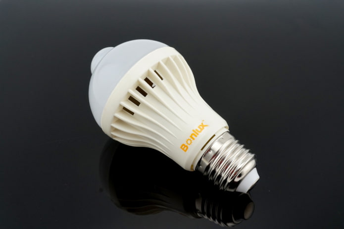 Light bulb with motion sensor Light bulb with motion sensor
