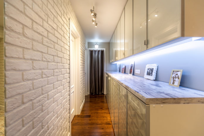 Storage in the hallway Storage in the hallway