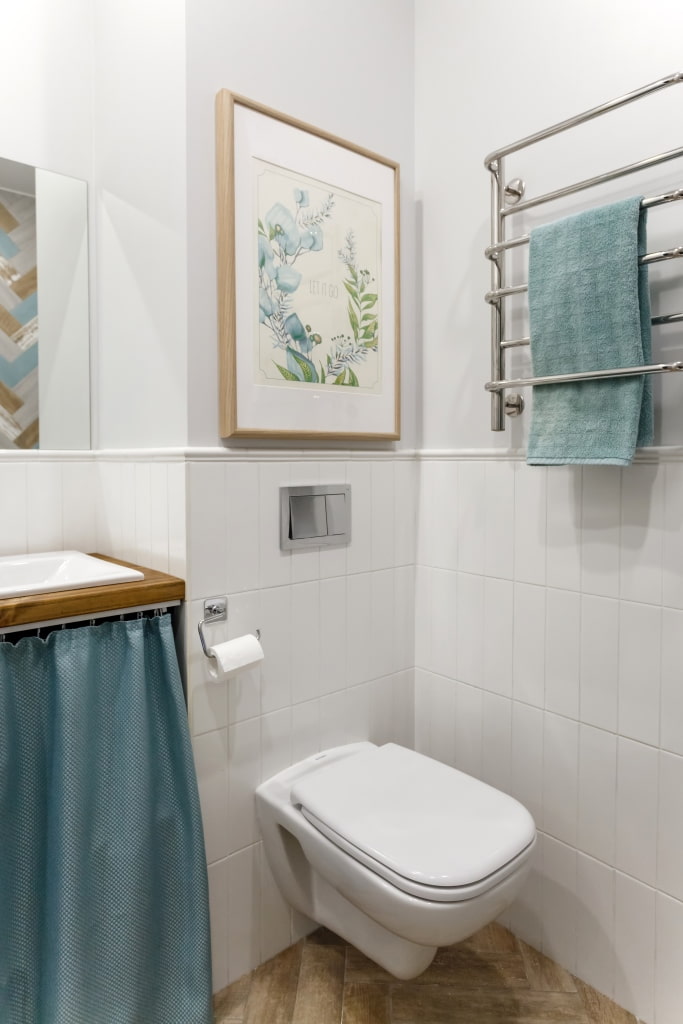 Painting over the toilet