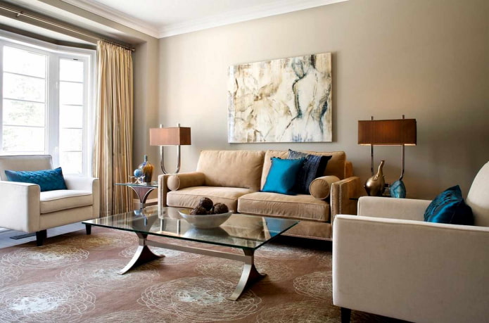 bright accents in the interior bright accents in the interior