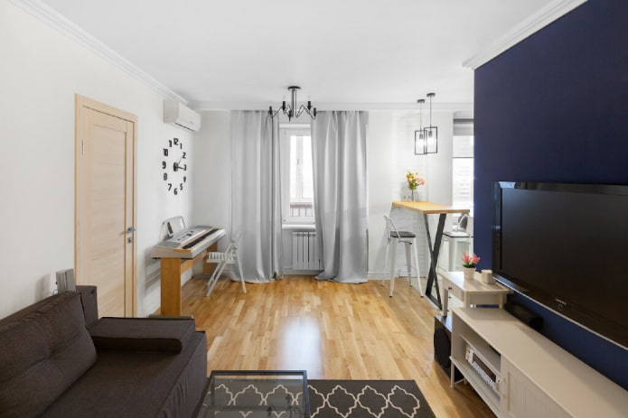 Living room after renovation Living room after renovation