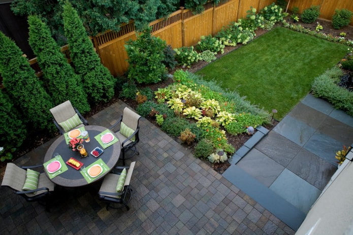 flowerbed near the recreation area flowerbed near the recreation area