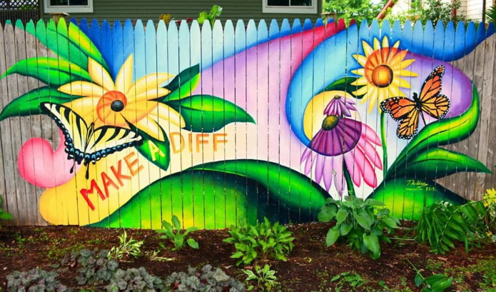 Fence painting