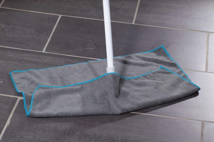 Rag on a mop Rag on a mop