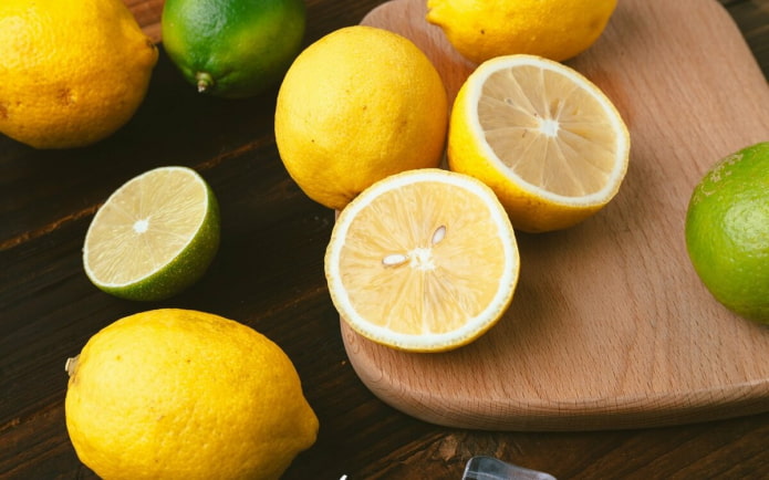 Lemons and limes Lemons and limes