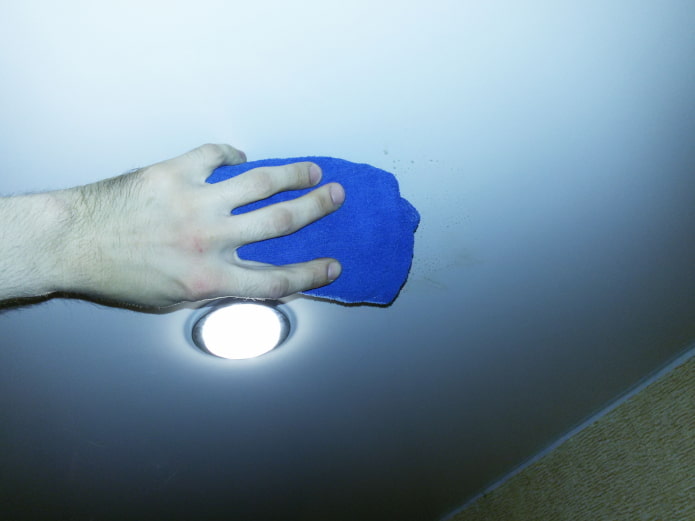 ceiling care step by step