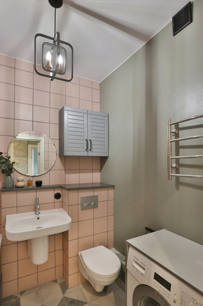 Cabinet above the toilet