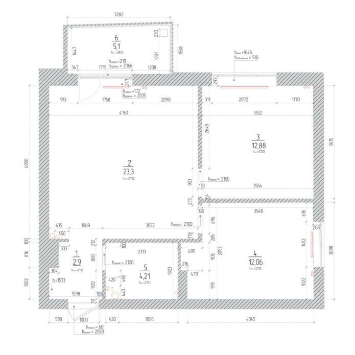 Unfurnished plan Unfurnished plan