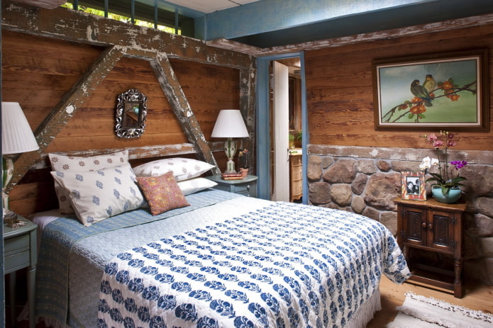 stone in the interior of the bedroom stone in the interior of the bedroom