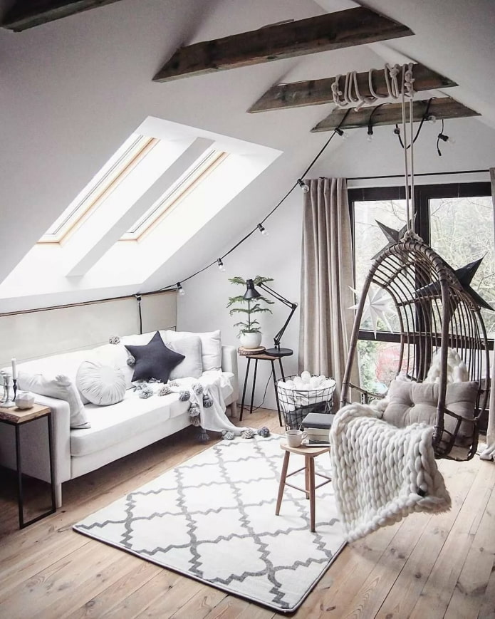 scandi style loft