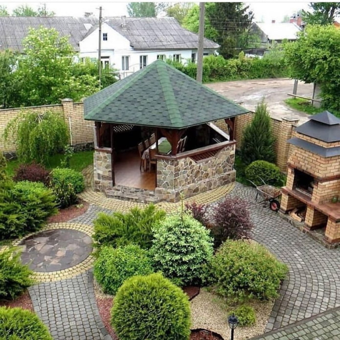 gazebo in the country
