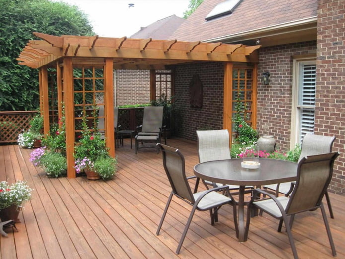 backyard in the country