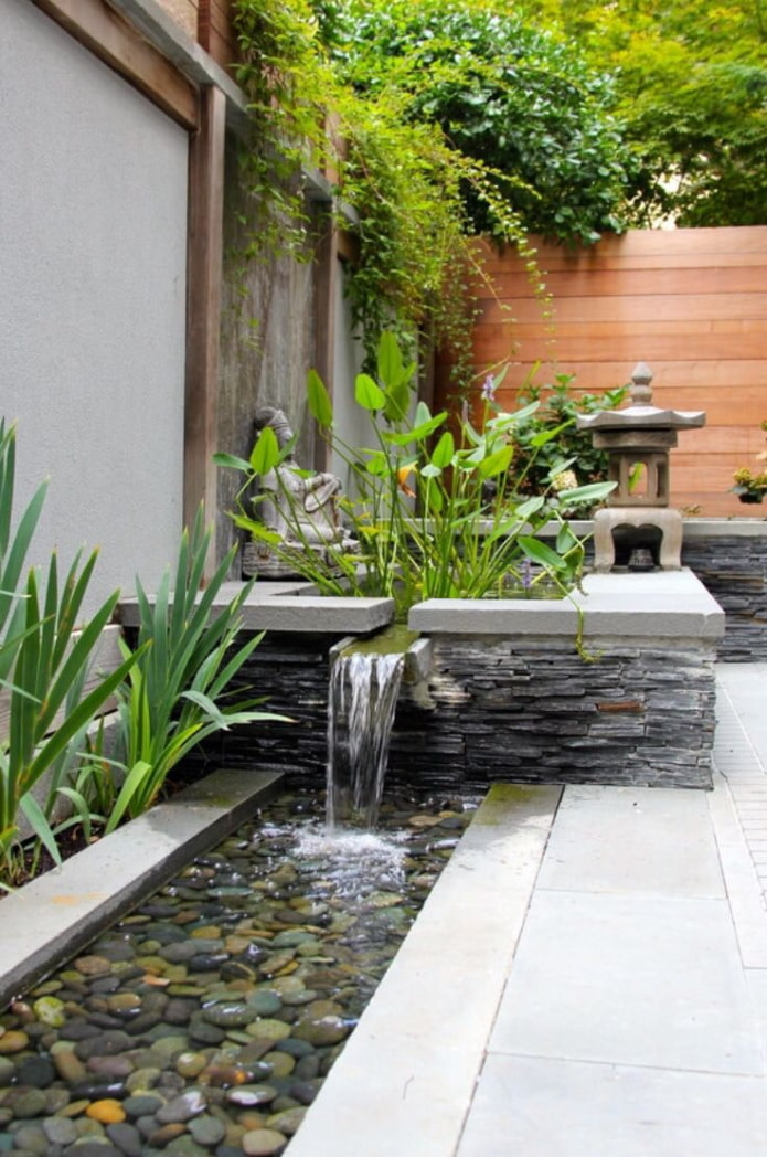 waterfall in the garden