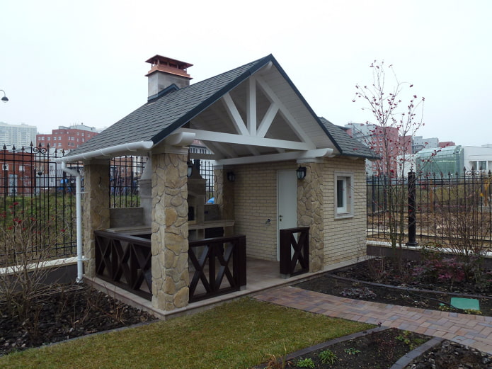 stone gazebo