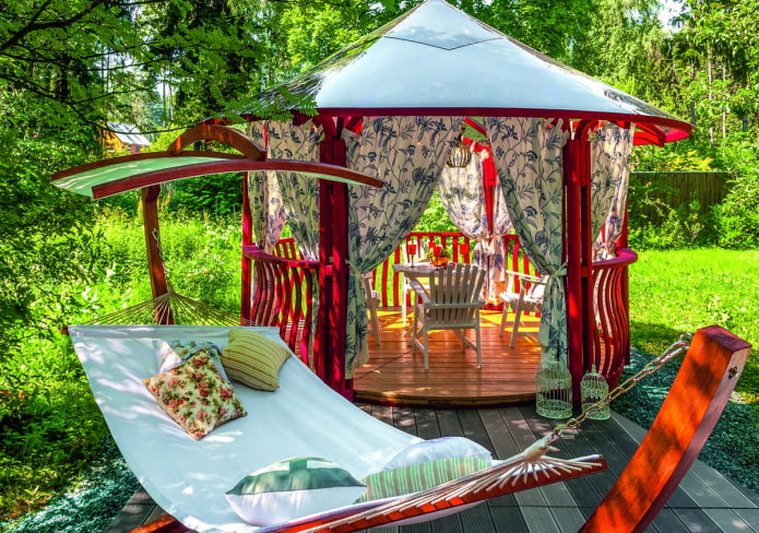 bright gazebo design