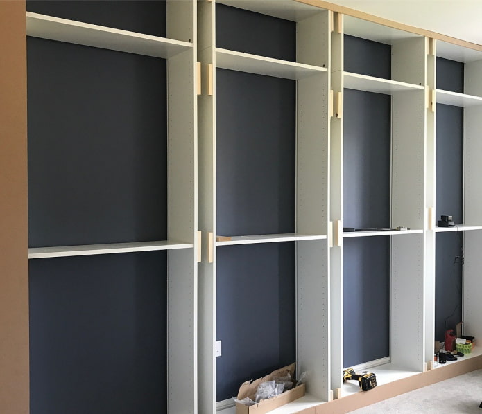 installation of the built-in wardrobe installation of the built-in wardrobe