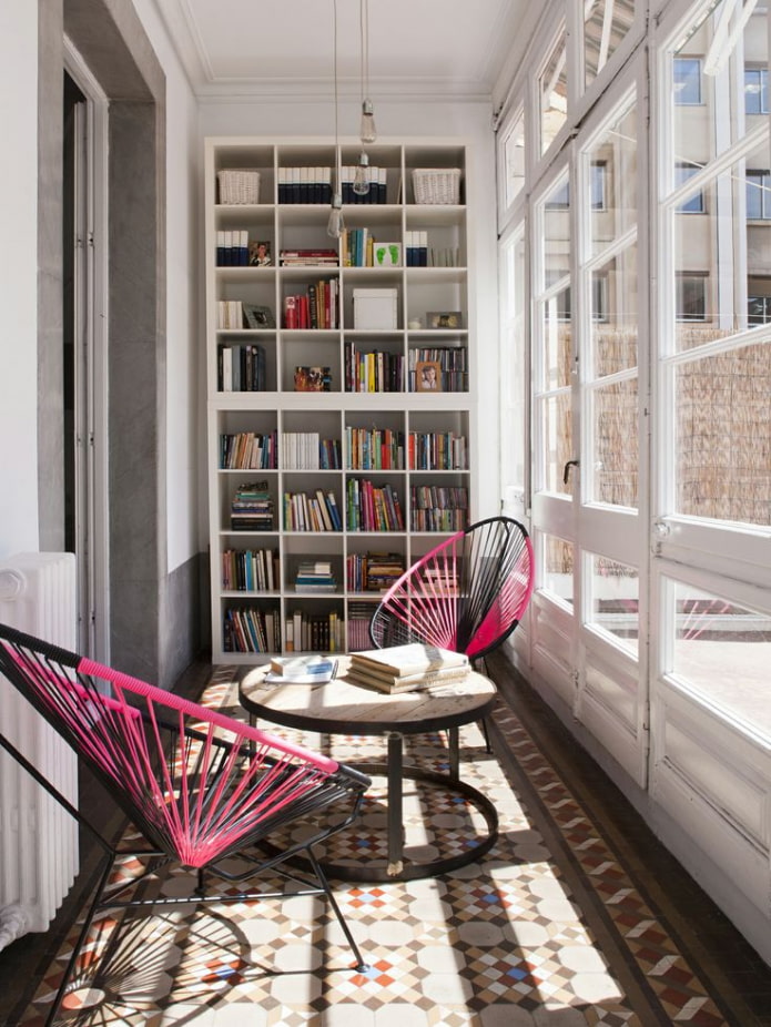 shelving on the loggia shelving on the loggia