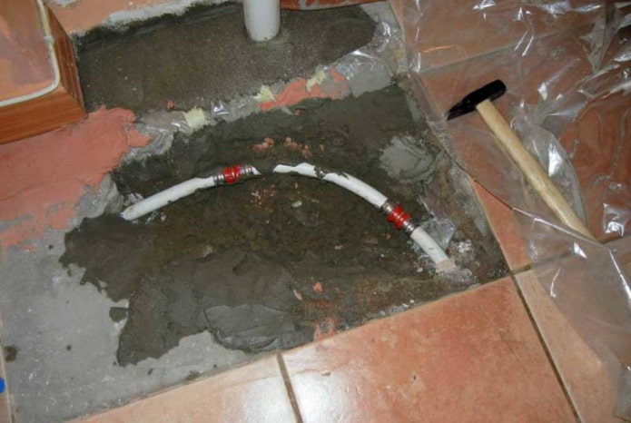 water floor leak water floor leak