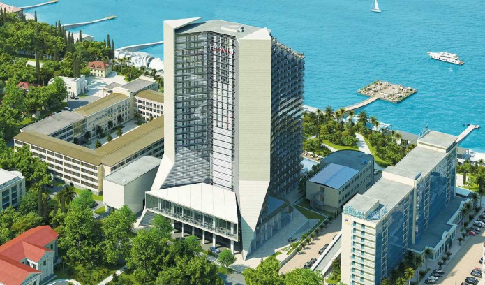 exterior of the hotel