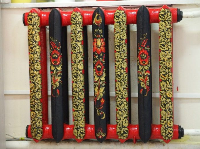 painting on the battery painting on the battery