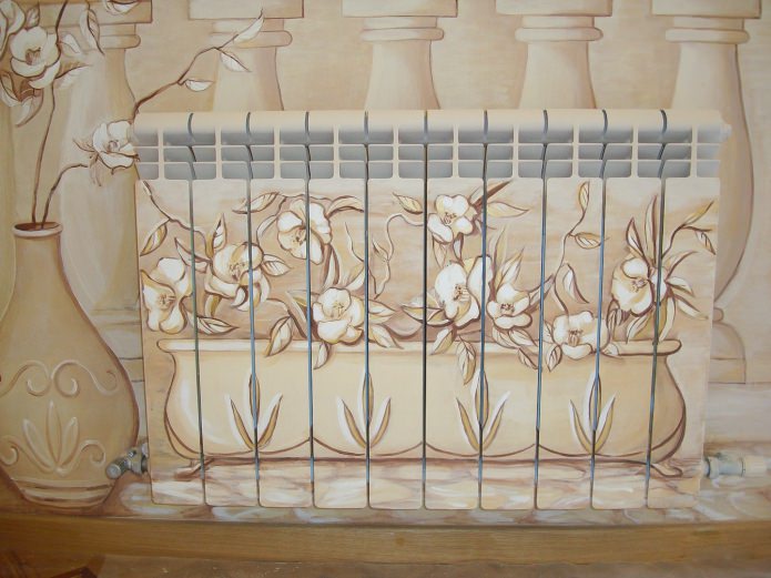 painting on the battery painting on the battery