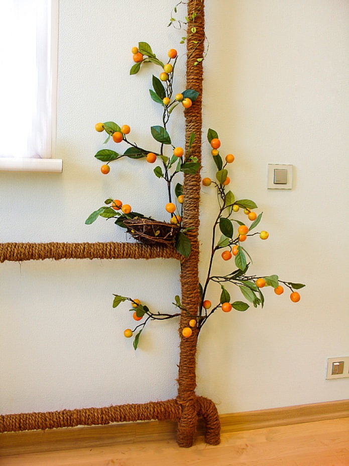 Hide pipes behind decor Hide pipes behind decor