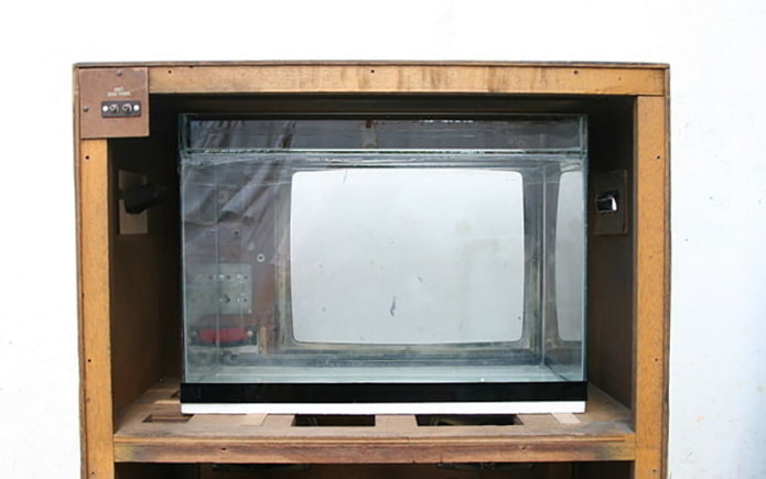 We put the aquarium We put the aquarium