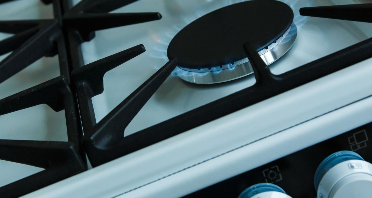 gas stove and grate